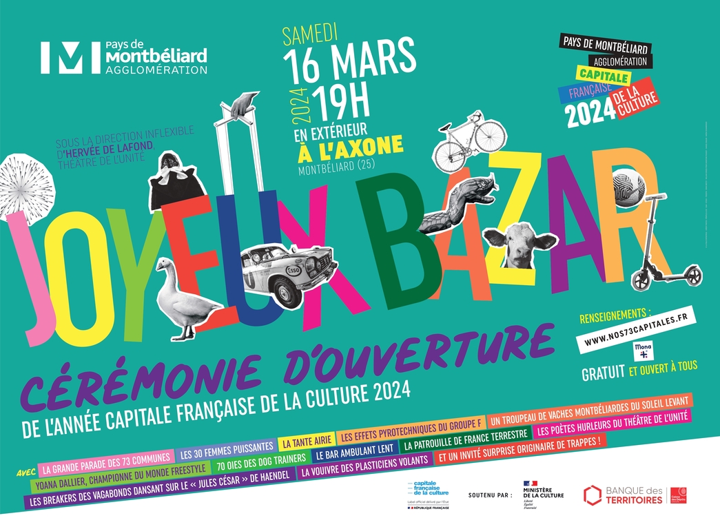 Cérémonie d'ouverture de l'année Capitale Française de la Culture 2024