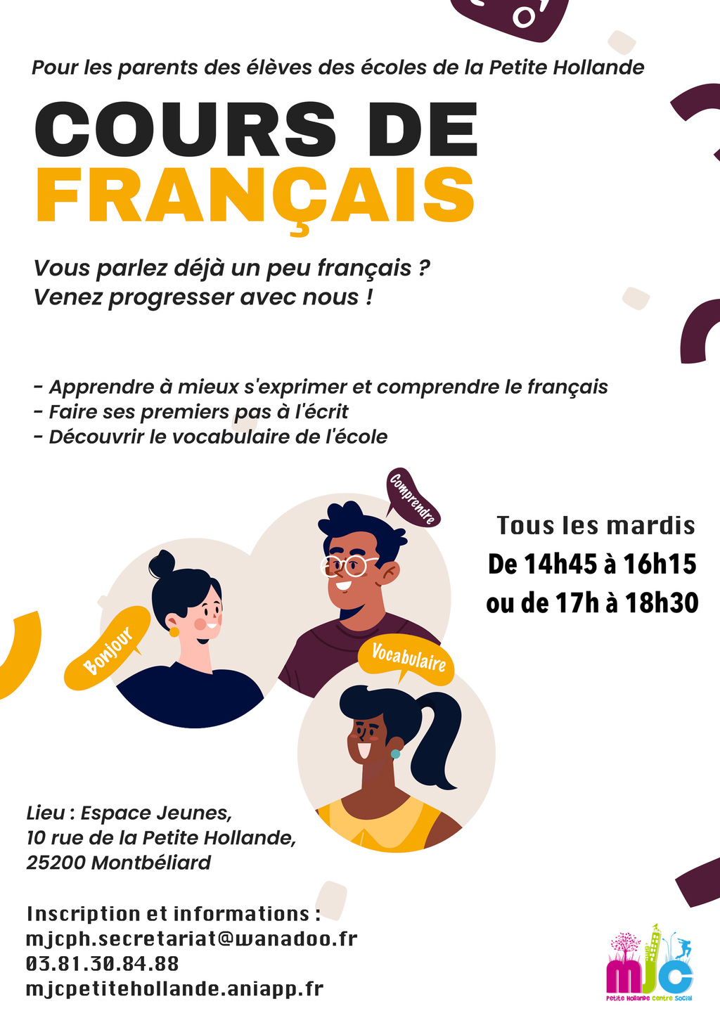 Cours de français