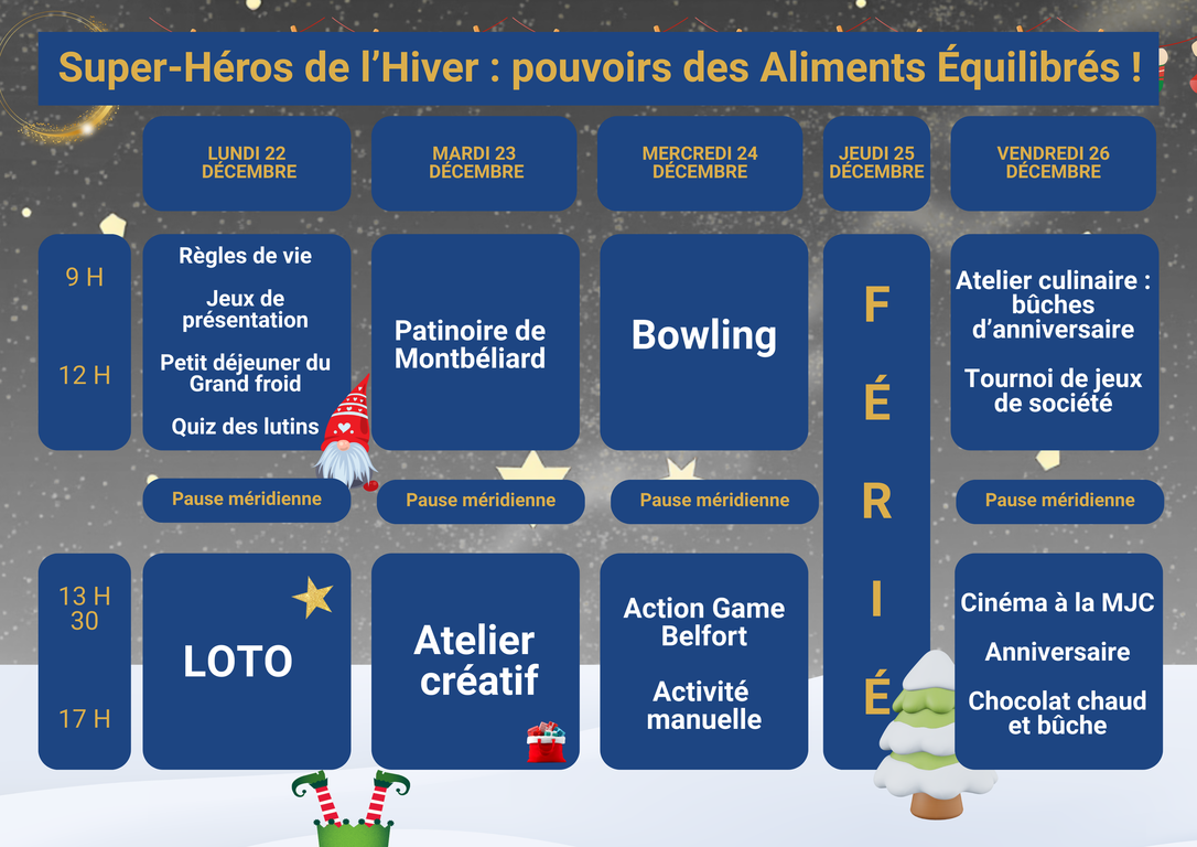 Accueil de Loisirs Sans Hébergement de Noël