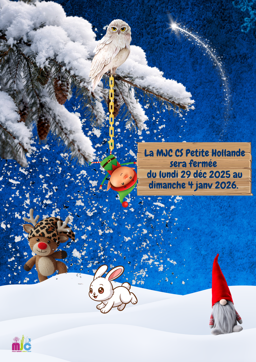 Fermeture hivernale de la MJC