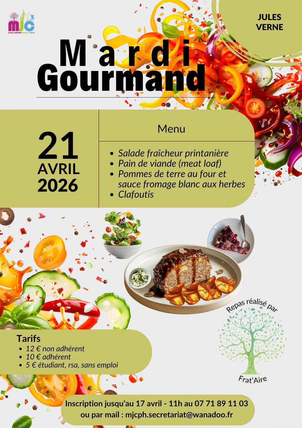 Mardi Gourmand 21 avril 2026