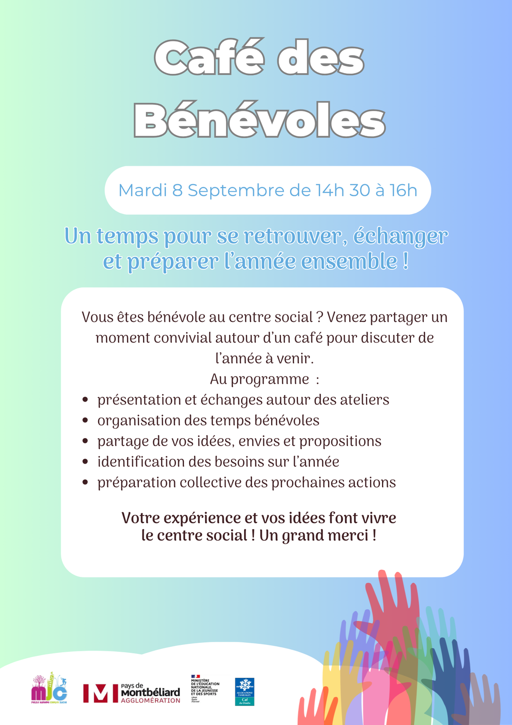 ☕ Café des Bénévoles 🤝